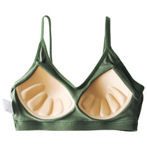 Underwear women without steel ring chest women bottom anti-light wrap chest summer thin shoulder strap beauty back bra suspenders Net red explosion