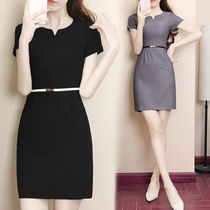 Professional suit Womens summer dress temperament stewardess uniform Sales department high-end tooling Hotel front desk thin work clothes