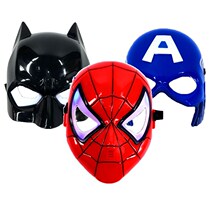 Childrens cute cartoon anime hero Luminous Mask Captain America Batman Spider-Man Iron Man Sound and Light Sword