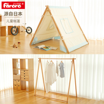 Faroro Childrens tent game house Indoor household solid wood hanger small house Baby Yurt dollhouse