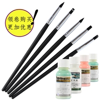 Watercolor white liquid special pen white glue pen silicone pen Oil painting modeling pen white pen new nail art silicone pen