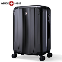  Swiss army knife aluminum frame suitcase Male trolley box universal wheel suitcase Female suitcase password box Business boarding box