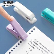  Single hole puncher Small fresh mini puncher Portable round loose-leaf ring hand ledger Student binding book Office learning stationery supplies Book punching machine DIY file