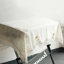 New electronic organ cover elegant lace fabric 61 key electronic organ cover dust cover electronic organ cover cloth