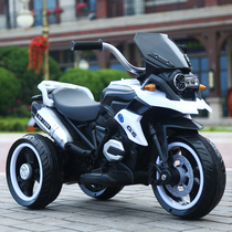 Childrens electric motorcycle tricycle childrens toys can be remotely charged by people