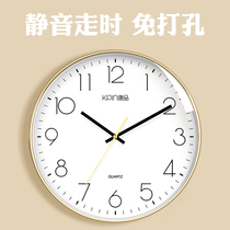 Modern simple wall clock Living room household silent clock Wall hanging stylish atmosphere hanging watch Bedroom Nordic Quartz clock