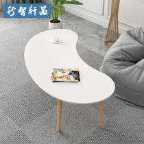 ins style solid wood simple Nordic coffee table small apartment creative coffee low table easy to install living room modern side