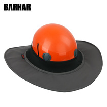BARHAR hat brim folding outdoor sunscreen waterproof sunshade hat exploration cave climbing Creek climbing