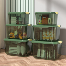 Transparent storage box home living room toy storage box snack clothes sorting box thickened large car storage box