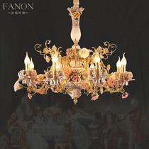 Lamp living room bedroom dining room Villa lamp atmospheric luxury candle lamp