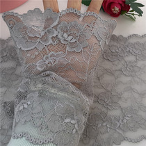 Gray lace accessories handmade diy sleeve collar skirt curtain decoration clothing fabric fabric