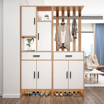 Entrance entrance cabinet Shoe cabinet one-piece double-sided locker partition cabinet entrance screen foyer cabinet Living room simple and modern