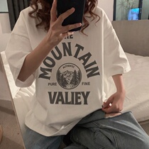 2021 new summer student white T-shirt women loose short sleeve T-shirt ins tide brand clothing missing chic coat