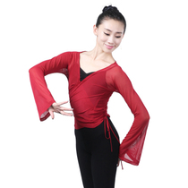 New classical dance practice clothing Practice clothing Body rhyme clothing Dance elastic clothing Ballet classical dance practice yarn clothing