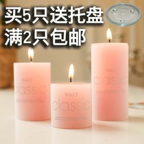 Flavor fragrance fragrance creative scented candle cylindrical household candle surprise tool rose purple pink