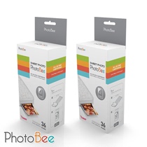 72 sheets of PHOTOBEE Adhesive Type photo paper (2 boxes)