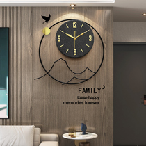 Light luxury wall clock living room home watch creative personality art atmospheric clock modern simple new Chinese wall clock