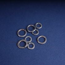 Tiantie tojia handmade iron ring ring text play hand string Buddha beads partition bead card accessories accessories count side hanging hanging ring