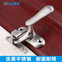 Zhanhan solid stainless steel latch Security door lock safety buckle door bolt Bathroom door and window latch handle