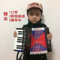 Childrens Accordion 8 Bess 17 Button Boys and Girls Beginner Starter Mini Enlightenment Musical Toys