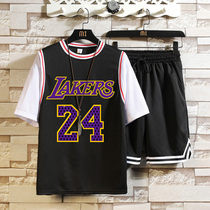 13 Youth summer basketball suit suit 12-15 year old boy short sleeve T-shirt 14 junior high school students quick-dry ball clothes