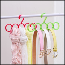 Baiya creative home Nordic multifunctional towel rack tie belt silk scarf hanger ring hanger storage shelf