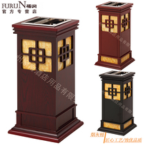 Chinese ash bucket Siling corner trash can Hotel corridor elevator entrance trash can Square antique fashion