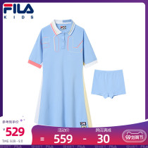 FILA x Sheep Sean Fiele childrens clothing childrens short sleeve POLO dress 2021 autumn girls foreign skirt