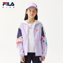 FILA x Little Sheep Shawn Fairchild Fashion Childrens jacket 2022 Summer new female Fairy Fashion Jacket Tide