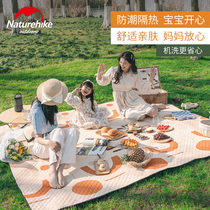 NH embezzlement printed pattern mat outdoor suburban picnic picnic picnic waterproof crawl camping mat moisture-proof insulation mat