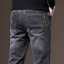 Summer mens pants 2022 New spring and autumn models Mens casual Straight tube Loose Summer Thin jeans Mens pants