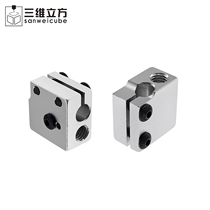 3D printing accessories E3D crater heating block e3d fast nozzle volcanic aluminum block heating aluminum block
