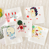 Baby saliva towel baby feeding towel newborn supplies cotton gauze wash face small towel square towel handkerchief handkerchief
