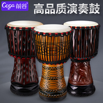 Former Valley Sheep Skin African Drum Yunnan Folk Song Lijiang Tambourine Childrens Kindergarten Beginner Standard 8 10 12 Inch