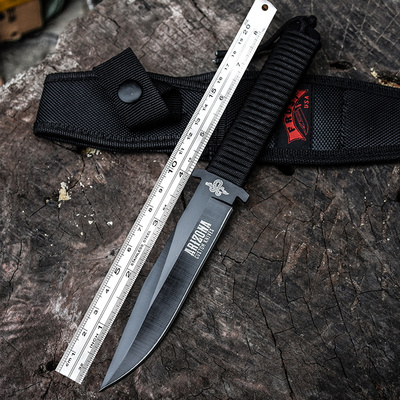 Wolf knife outdoor saber portable knife cold weapon high hardness knife fruit knife blade sharp knife