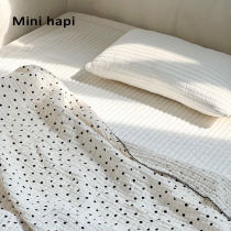 Mini hapi baby calms blanket pure cotton children gauze cover super soft baby quilt autumn and winter nap carpet