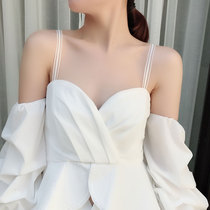 (Buy 2 get 1) Cute lace shoulder strap shoulder bra shoulder underwear belt trend chest belt collar