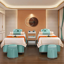 Summer Days Silk Pure Cotton Beauty Bed Cover Four Pieces Upscale Beauty Salon Massage Mattresses Covered With Hood Shamboli Bed Four Seasons