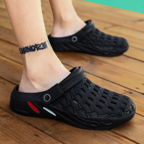 Dongle Shoes Mens Summer 2022 New Outwear Non-slip Soft Bottom Slippers Men Cool Tug Head Outdoor Beach Sandals
