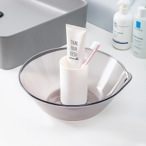 Japan asvel washbasin girls use small washbasin transparent plastic butt private parts mini small basin