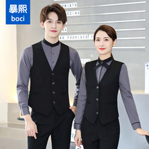 Waiter overalls long sleeves restaurants milk tea restaurants cakes bread baking clothes autumn and winter