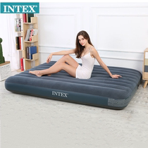 INTEX air mattress inflatable bed outdoor portable single double escort bed home folding bed camping moisture proof pad