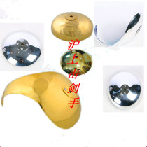 Fencing equipment foil epee saber zero with bright light silver color gold hand guard plate