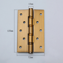 Five-inch hinge bearing silent hinge Stainless steel bronze 5*3*3 green bronze bearing flat open loose leaf monolithic