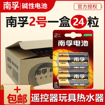 Nanfu battery No. 2 LR14 alkaline medium C type Breadman shower Fisher toy No. 2 dry battery 1 5v detector sweeping robot childrens rocking chair battery wholesale