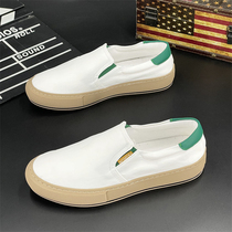 2022 Lego Shoes Mens One Foot Pedal Breathable Trend 100 Hitch White Casual Shoes Fashion Soft Bottom Thick Bottom Sails Shoes Men