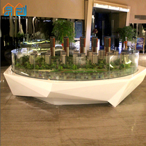 Sales Office FRP Villa villa house model building real estate residential area house type Real Estate sand table Booth