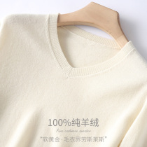 100 pure cashmere sweater mens cardigan V collar 2021 new autumn and winter thin underwear sweater Ordos
