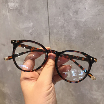 2020 new small red book ins plain glasses frame face small oval frame with myopia glasses female Korean tide