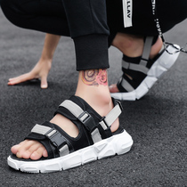  Mens sandals 2021 youth extra large size 45 trend widened 46 size Vietnamese sandals student summer outdoor beach